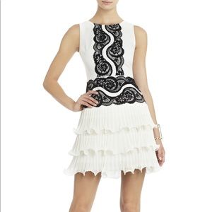 BCBG Nanette Tiered Ruffle Dress